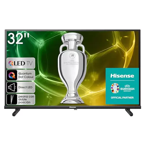 Hisense 32A5NQ - Televisor QLED de 32 pulgadas con Dolby Atmos y Modo Juego