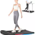 HomeFitnessCode Cinta de Correr Eléctrica Plegable 3 en 1 con Control Remoto