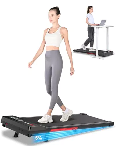 HomeFitnessCode Cinta de Correr Eléctrica Plegable 3 en 1 con Control Remoto
