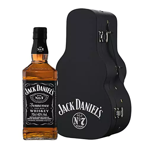 Jack Daniel's Old No. 7 Whiskey con Estuche Guitarra para Regalar 700ml