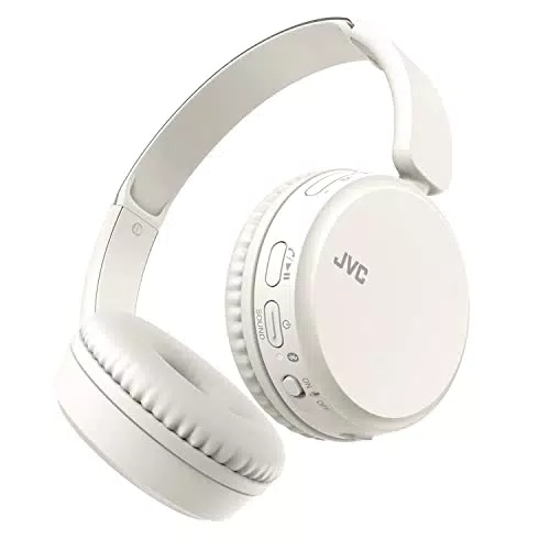 JVC Auriculares Inalámbricos Bluetooth 5.2 con Micrófono y Ecualizador HA-Z37W-W