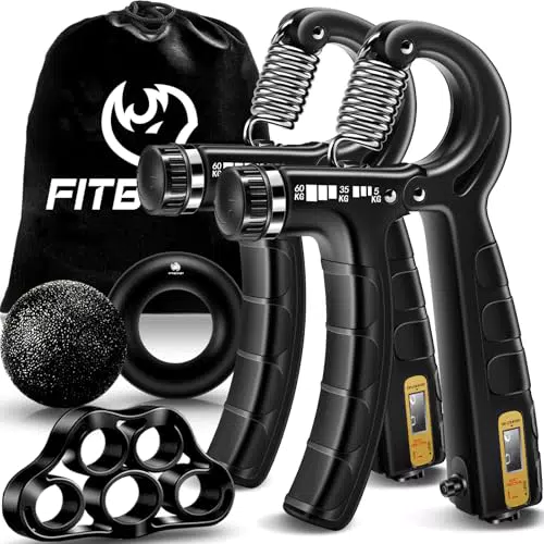 FitBeast Kit de Entrenamiento para Fortalecer el Agarre y Aliviar el Estrés