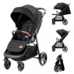 Kinderkraft Grande Plus Silla de Paseo Plegable, Posición Tumbada, Suspensión Completa