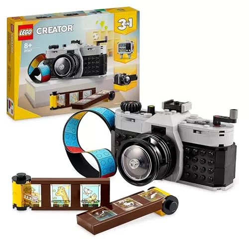 LEGO Creator 3 en 1 - Cámara Retro Convertible y Decoración para Dormitorio