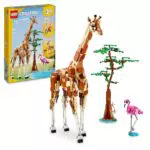LEGO Creator Safari de Animales Salvajes 3 en 1, Juguete para Niños a Partir de 9 Años