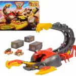 Monster Jam Escenario El Toro Loco Venom Velocity Scorpion Mini JAMS 1:87