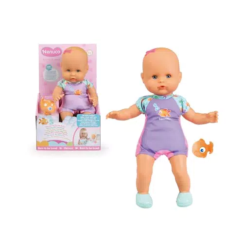 Nenuco Mi Primer Baño - Muñeco Blandito Sumergible para Bañera y Piscina