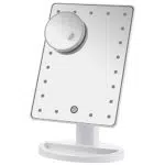 Nestling Espejo de Maquillaje con Luz LED, Aumento 1X/10X y Pantalla Táctil
