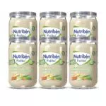 Nutribén Potitos Crema de Patatas, Puerro y Zanahoria para Bebés a Partir de 6 Meses