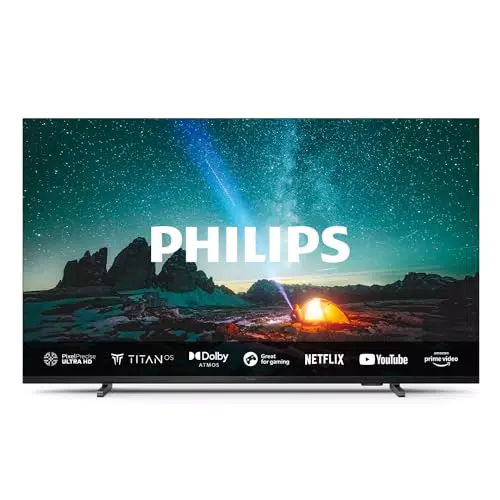 Philips 65PUS7609 Smart TV 4K LED con Titan OS y Sonido Dolby Atmos
