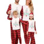 Pijama Familiar de Navidad - Conjunto de Camiseta y Pantalones Largos