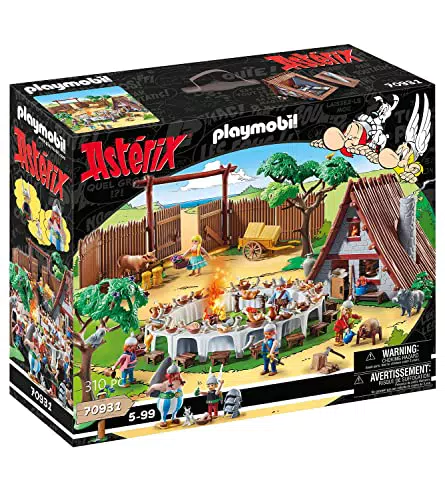 Playmobil Asterix Banquete de la Aldea - Juguetes para niños a partir de 5 años
