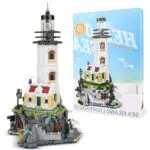 QLT Faro de Arquitectura con Iluminación Giratoria - Regalo para Adultos y Niños