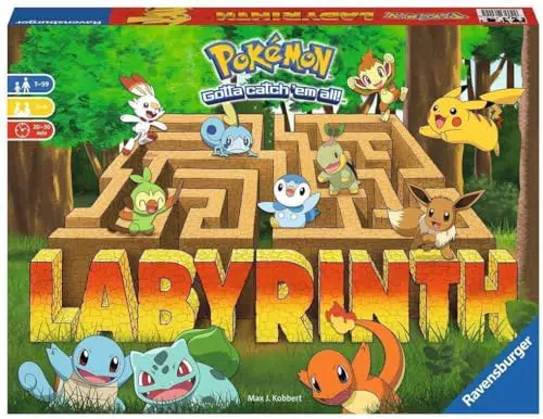 Ravensburger Laberinto Pokémon - Juego de mesa para niños a partir de 7 años