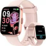 Reloj Inteligente Mujer con Alexa, Pulsómetro y Notificaciones WhatsApp IP68