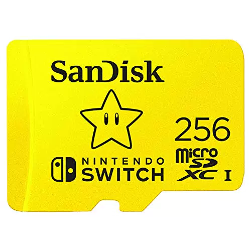 SanDisk 256GB microSDXC Tarjeta para Nintendo Switch