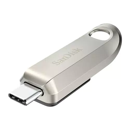 SanDisk Ultra Luxe 256GB - Unidad Flash USB Type-C, USB 3.2 Gen 1, 400 MB/s