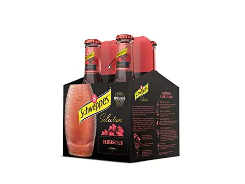 Schweppes Tónica Hibiscus - Bebida Refrescante en Vidrio