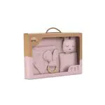 Doudou Oso - Set bebé con Bandana y Mordedor Muselina