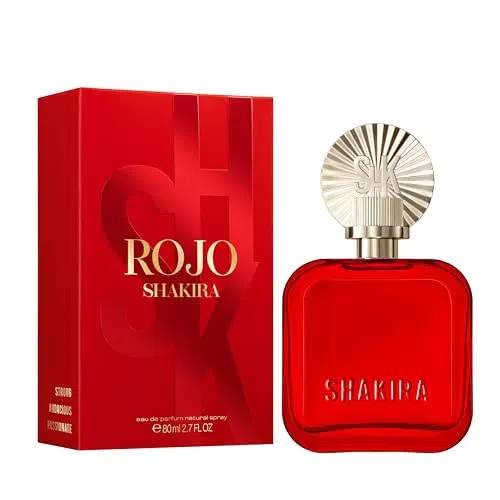 Shakira Rojo Eau de Parfum para Mujer - Fragancia Floral y Especiada