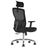 Silla Ergonomica con Reposacabezas Ajustable y Soporte Lumbar - Oficina