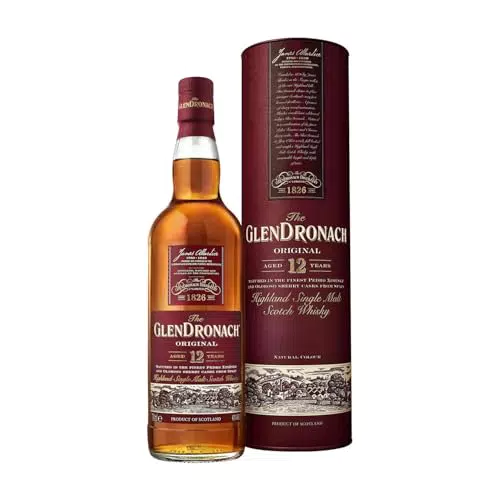 Glendronach 12 Años - Whisky Escocés Single Malt 43% Vol. 700ml