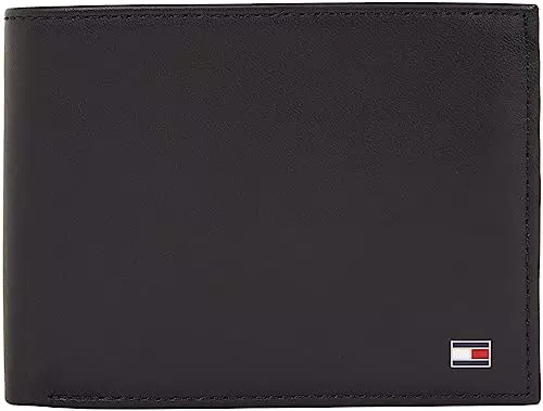 Tommy Hilfiger Hombre Cartera Eton con Ranura para Monedas