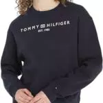 Tommy Hilfiger Sudadera Sin Capucha para Mujer - Moda y Estilo Casual
