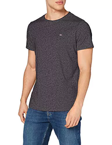Tommy Jeans Tjm Slim Jaspe C Neck, Camiseta para Hombre