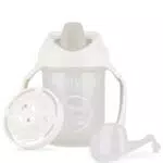 Twistshake Mini Cup Vaso de Aprendizaje para Beber con Antiderrame Boquilla de Blanda 230 ml