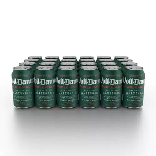 Voll-Damm Cerveza Doble Malta con Toque Cítrico y Sabor Suave