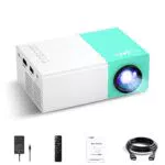 Wepvo Proyector Portátil Mini para Niños, Proyector LED para Cine en Casa