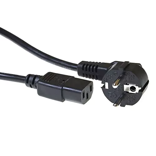 ACT AK5145 - Cable de alimentación C13 para ordenador con protección de contacto