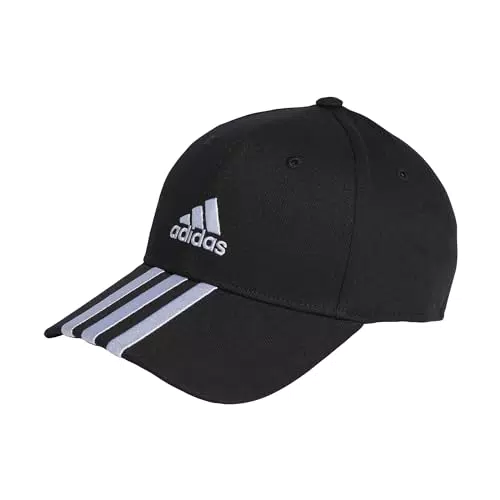 Adidas Gorra de Béisbol 3-Stripes de Algodón Twill Unisex