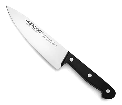 Arcos Cuchillo Chef 5" Acero Inoxidable, Mango Ergonómico, Serie Universal