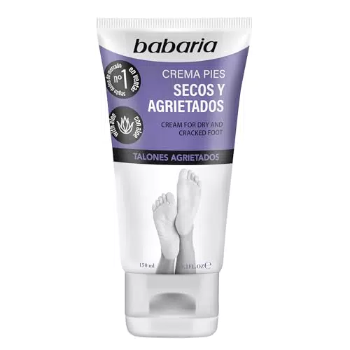 Babaria Crema Hidratante para Pies Secos y Agrietados con Aloe Vera y Karité