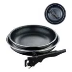 Set de Sartenes Bergner Click&Cook | Aluminio Antiadherente con Mango Ergonómico | Para Todo Tipo de Cocinas
