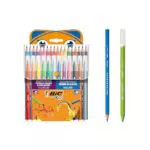 BIC Kit para Colorear con Lápices y Rotuladores en Estuche de Plástico