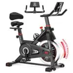 DMASUN Bicicleta Estática Profesional con Pantalla LCD y Resistencia Magnética