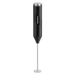 Bonsenkitchen Espumador de Leche Eléctrico con Batidor de Acero Inoxidable