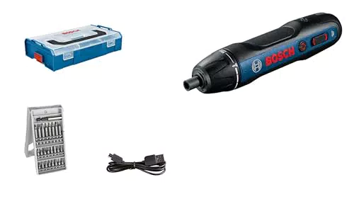 Bosch Professional GO - Atornillador a batería 3,6V con L-BOXX Mini
