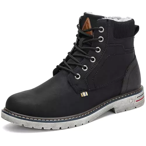 Botas de Nieve Antideslizantes para Hombre - Botines Calientes de Invierno