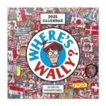 ¿Dónde está Wally? Calendario 2025 de pared con planificador mensual 30x30 cm