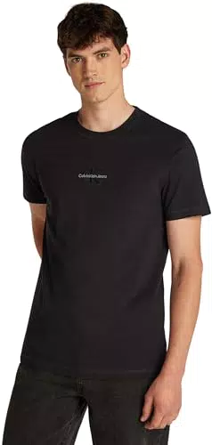 Calvin Klein Jeans Monologo Tee para Hombres - Camiseta Casual