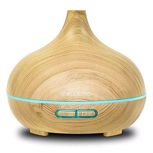 Cecotec Humidificador Ultrasónico y Difusor de Aromas con Temporizador Pure Aroma 150 Yang. Capacidad 150 ml