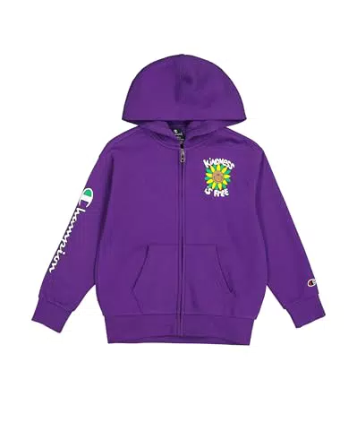 Champion Legacy Sudadera con capucha y cremallera completa para niños