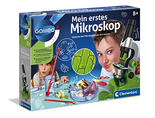 Clementoni Galileo Lab - Mi Primer Microscopio para Niños a Partir de 8 Años
