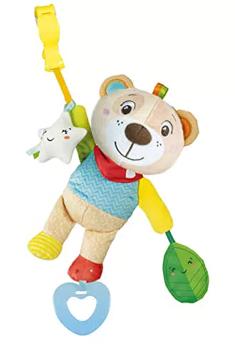 Clementoni Osito de Peluche Actividades 100% Lavable para Bebés desde 0 Meses