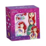 Disney Princess Estuche de Baño Ariel con Gel Champú 2 en 1 y Esponja