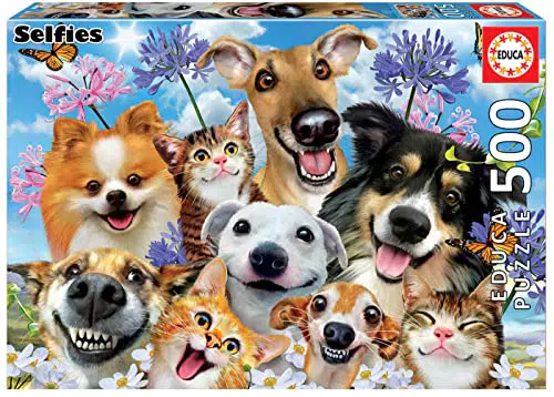 Educa Puzzle Fun in The Sun Selfie con Pegamento Fix Puzzle, a partir de 11 años